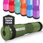 DMoose Barbell Pad, Relief Pressure from Neck, Shoulder, and Provide Lower Back Support, Non-Slip EVA Foam Squat Pad with Safety Straps, Hip Thrust Pad for Squats, Lunges - For Standard & Olympic Bars