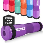 DMoose Barbell Pad, Relief Pressure from Neck, Shoulder, and Provide Lower Back Support, Non-Slip EVA Foam Squat Pad with Safety Straps, Hip Thrust Pad for Squats, Lunges - For Standard & Olympic Bars