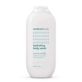 Method Body Wash, Hydrating Coconut Milk, Paraben and Phthalate Free, 18 oz (Pack of 1)