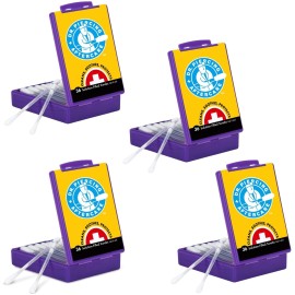 Dr. Piercing Aftercare Swabs - Piercing Bump Saline Solution for Cleansing Earring, Nose, Belly, and Ear Piercings - Gentle Saline Wash for a Refreshing Experience - 144 Easy-to-Use Swabs (4-Pack)