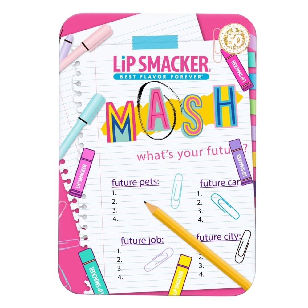 Lip Smacker Mash Tin, Back to School - Moisturizing, Soothing