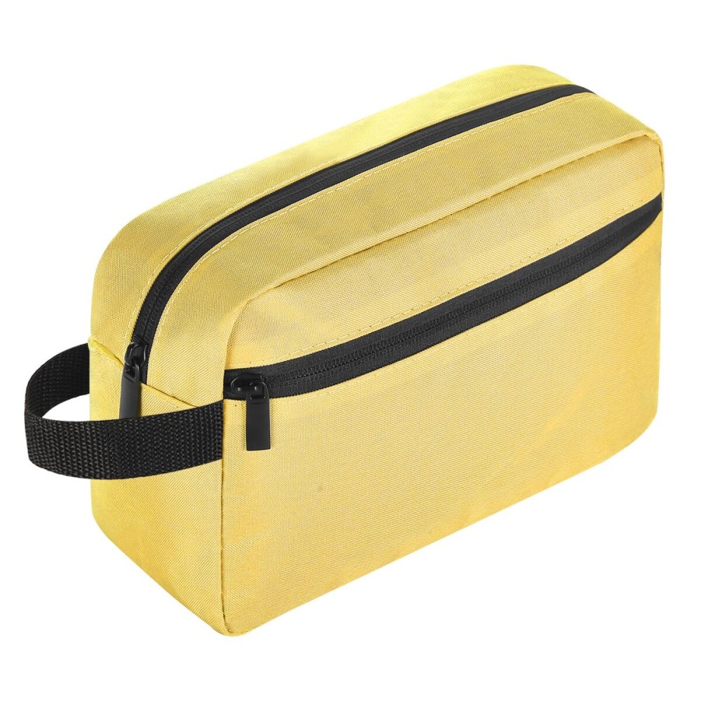 Icramsy Travel Toiletry bag Toiletry bag for women men Hanging Cosmetic bag Travel accessories for Women Men (Yellow)