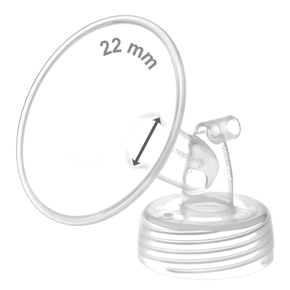 Maymom Pump Part Compatible with Spectra S1,S2 Spectra 9 Plus Breastpump; Incl Wide Mouth Flange (One flange-22mm. Flange) Not Original Spectra Flange; Not Spectra Baby USA Parts
