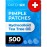 PatchRx Pimple Patches for Face (500 Patches), Hydrocolloid Acne Patches with Tea Tree Oil, Pimple Patch Pimple Stickers - Hydrocolloid Patch Acne Dots - Acne Pimple Patches For Face - Zit Patches
