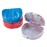 Practicon Marble Retainer Cases, Orthodontic Aligner Case, Mouth Guard Holder (3 Pack) (Patriot)