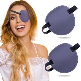 Eye Patch, Adjustable Eye Patches, Medical Eye Patch, Amblyopia Lazy Eye Patches for Left or Right Eyes (Purple)