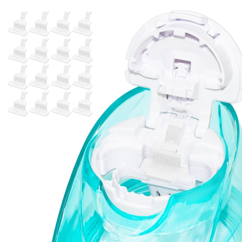 FireAnt Silicone Saline Pods Refills Accessories Compatible with Navage Nasal Care, 16 Pack Reusable Silicone Salt Pads Refills Replacements, Easy Operation (White 16 Packs)