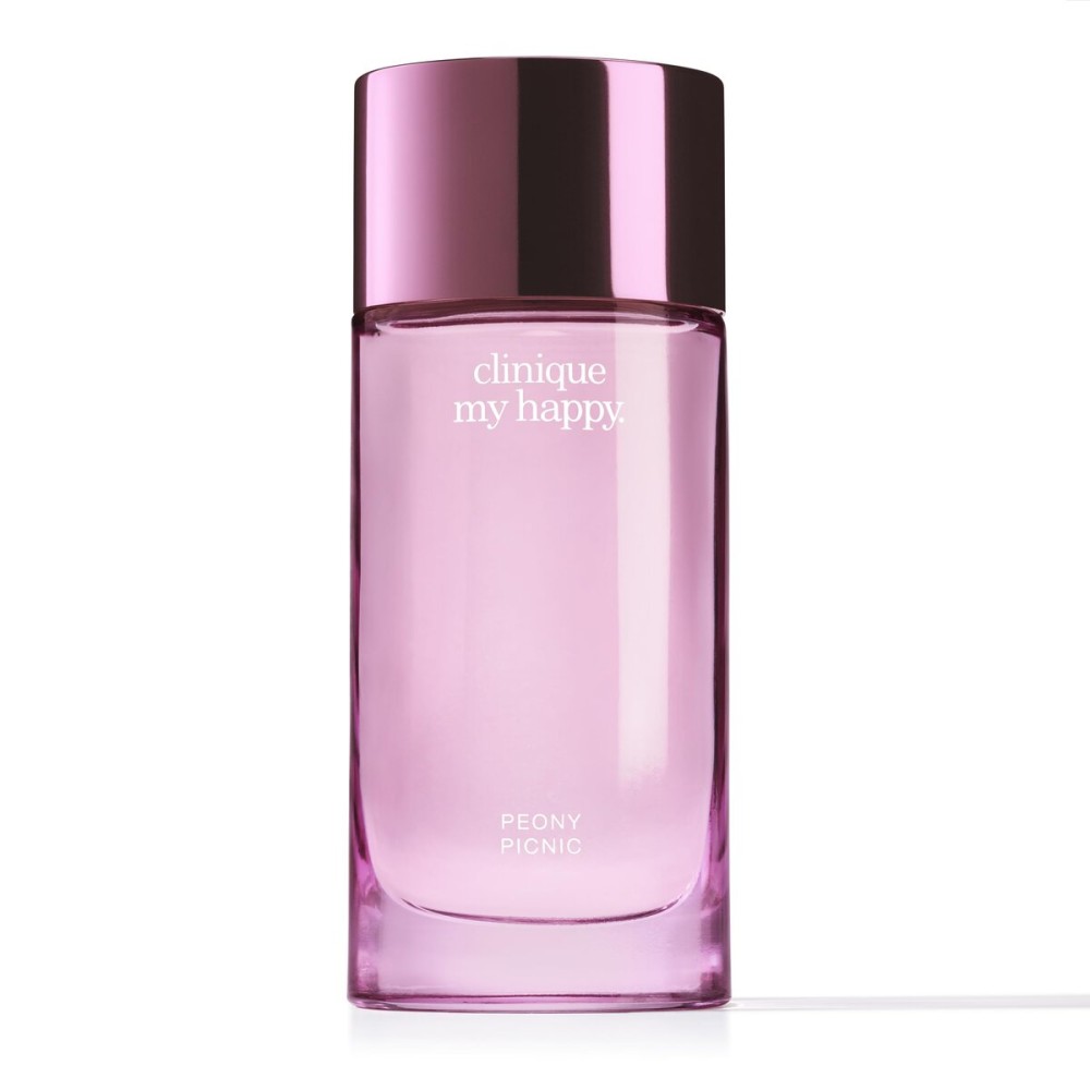 Clinique My Happy Fragrance Spray, Peony Picnic | Notes of Peonies + Succulent Plum | Perfumes for Women, 3.4 Fl Oz