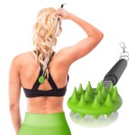 Cactus Scratcher Extendable Keychain Back Scratcher - 16 Long Stick Double Sided Retractable Scratching Tool for Hand, Neck, Head, and Body - Universal Gift for Family, Pets, and Friends, Green