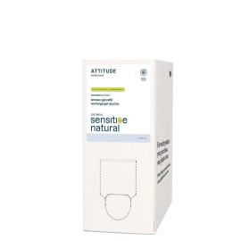 ATTITUDE Body Wash for Sensitive Skin, EWG Verified Shower Gel, Soothing Oat, Dermatologically Tested, Plant and Mineral-Based, Vegan Personal Care, Unscented, Bulk Refill, 67.6 Fl Oz