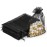 Hopttreely 100pcs Organza Bags, Black 4\'\'x4.72\'\'(10x12cm) Satin Drawstring Organza Pouch Wedding Party Favor Gift Bag Jewelry Watch Bags