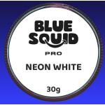 Blue Squid Face Paint Water Based Single Cake Professional Face Paint & Body Paint - Water Activated, Kids Adults Face Painting for Costume, Halloween Makeup, Cosplay - Neon White Face Paint 30g