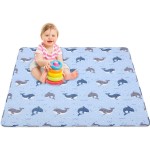 Machine Washable Baby Floor Play Mat 50x50, Non Slip One-Piece Baby Crawling Mats for Tummy Time, Portable Playpen Mat Playmat for Babies Infants and Toddlers