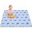 Machine Washable Baby Floor Play Mat 50x50, Non Slip One-Piece Baby Crawling Mats for Tummy Time, Portable Playpen Mat Playmat for Babies Infants and Toddlers