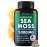 Sea Moss Capsules - Irish Sea Moss Advanced with Burdock Root, Bladderwrack & Muira Puama for Immunity, Gut, & Energy - Superfood Sea Moss Supplements w/Raw Sea Moss Powder - 120 Irish Seamoss Pills