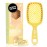 FHI Heat UNbrush Detangling Brush for Pain-Free Brushing on All Wet or Dry Hair Types - Durable DuoFlex Anti-Static Bristles, Lightweight Handle, Vented Hair Brush, Amber Yellow