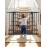 Babelio Baby Gate, 29-43 Auto-Close Easy Install Pet Gate, PressGuard P7 Extra Wide Walk Thru Child Safety Gate, 30 Tall Pressure-Mounted Metal Dog Gate for Doorways & Stairs, Black