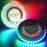 TOSY Flying Disc - 108 RGB Multicolor LEDs, Super Bright, Smart Modes, Christmas Stocking Stuffers Gift, Camping Toy for Kid/Teen/Adult, Auto Light Up, Rechargeable, Waterproof, 2-Pack
