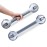 LEVERLOC Shower Grab Bars 2 Pack, Suction Grab Bar Easy to Install Shower Handle for Bathroom Removable Handrails for Seniors Elderly Heavy Duty Safety Grip Waterproof Drill Free, Silver