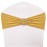Maiangel Spandex Chair Sashes Bands 100PCS Stretch Chair Ties Bows with Buckle Slider for Wedding Party Banquet Decoration (Marigold)