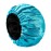 YIZIJIZI Triple Layer Reusable Waterproof Shower Cap for Women Large Terry Lined Hair Cap for Long Thick Hair Travel Bath Care Light Blue