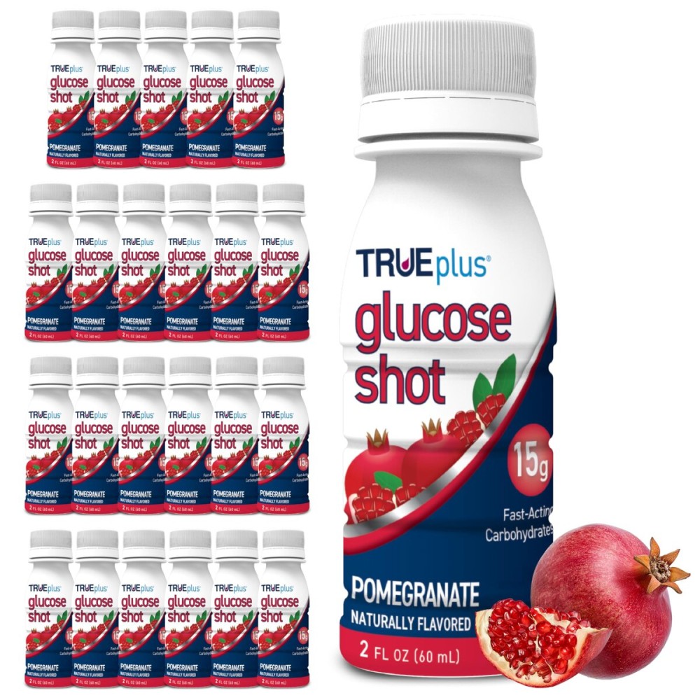 TRUEplus Glucose Shots 24 Bottles - Pomegranate