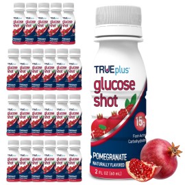 TRUEplus Glucose Shots 24 Bottles - Pomegranate
