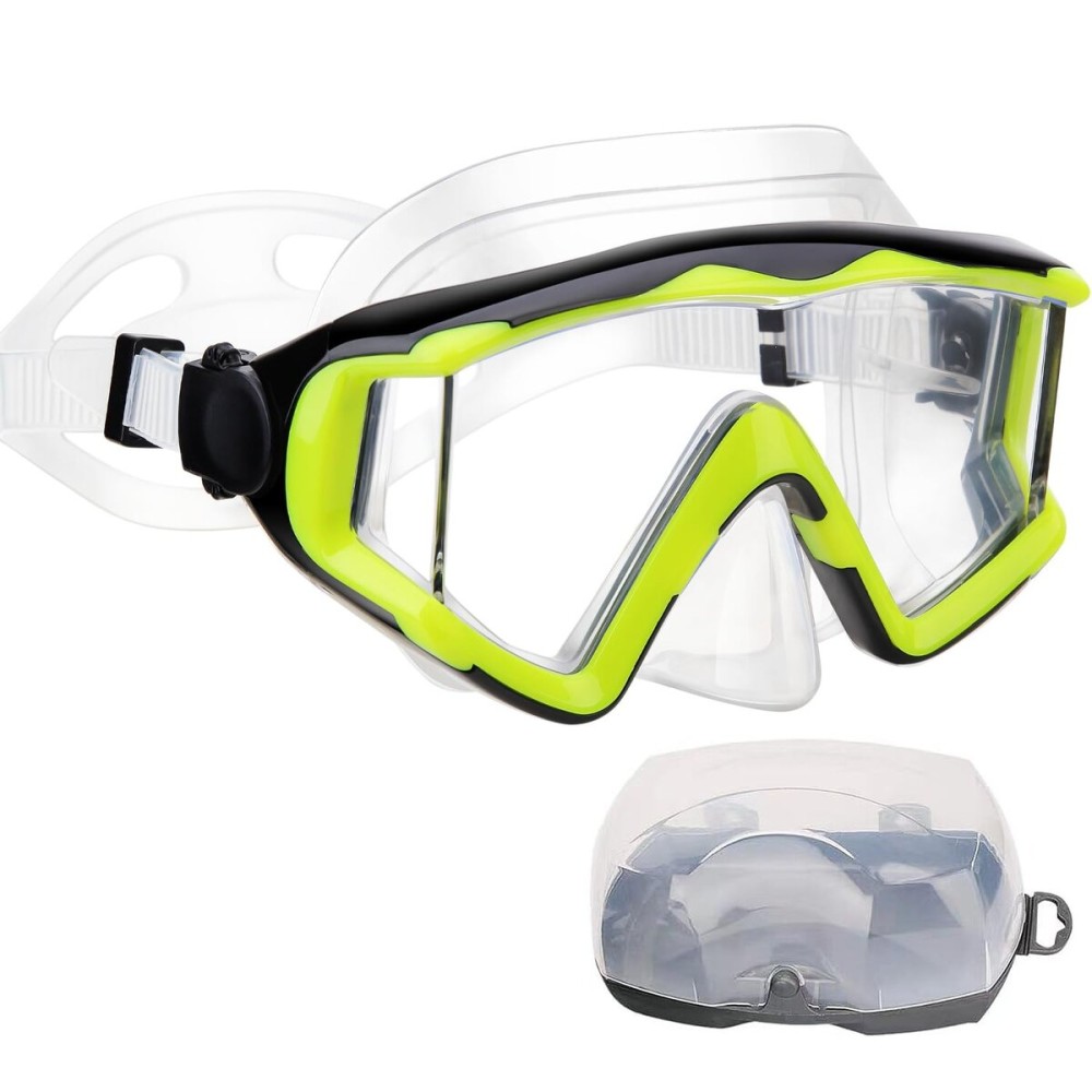 Diving mask Anti-Fog Swimming Snorkel mask Suitable for Adults Scuba Dive Swim Snorkeling Goggles Masks