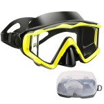 Diving mask Anti-Fog Swimming Snorkel mask Suitable for Adults Scuba Dive Swim Snorkeling Goggles Masks