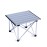 iClimb Ultralight Compact Camping Folding Table with Carry Bag (Reinforced Silver - S)