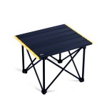 iClimb Ultralight Compact Camping Folding Table with Carry Bag (Reinforced Black - S)