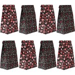 Haobell Valentines Day Bags - 24 Pcs Valentines Goodie Bags With Stickers, Treat Bags for Classroom Parties, Kids, Coworkers, Inches