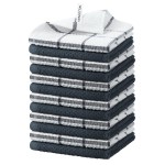 Nialnant 12 Pack Kitchen Dish Cloths,100% Cotton Soft Absorbent Quick Drying Dish Rags for Kitchen,Washing Dishes,Cleaning Rags