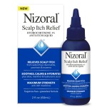 Nizoral Scalp Itch Relief Liquid-Relieves Scalp Itch and Soothes, Calms and Hydrates with Maximum Strength Anti-Itch Medicine (Hydrocortisone 1%), 2 Fl Oz