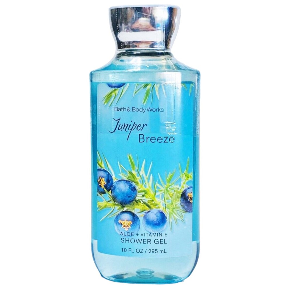 Bath & Body Works Signature Collection Shower Gel For Women 10 Fl Oz (Juniper Breeze)