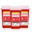 Sharps Container Small - Sharps Containers for Home Use and Labs - Portable Needle Disposal and Travel Size Biohazard Bin - 2 Quart (Pack of 3)