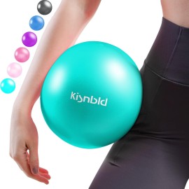 kisnbld Small Exercise Ball, 9 Inch Mini Pilates Ball, Anti Burst and Slip Resistant Mini Yoga Ball for Stability, Fitness, Physical Therapy, Stretching & Core Strength Workout at Home Gym & Office
