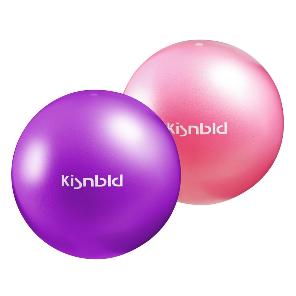 kisnbld Small Exercise Ball, 9 Inch Mini Pilates Ball, Anti Burst and Slip Resistant Mini Yoga Ball for Stability, Fitness, Physical Therapy, Stretching & Core Strength Workout at Home Gym & Office