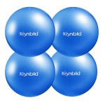 kisnbld Small Exercise Ball, 9 Inch Mini Pilates Ball, Anti Burst and Slip Resistant Mini Yoga Ball for Stability, Fitness, Physical Therapy & Stretching Workout at Home Gym & Office(4 Mistyrose)
