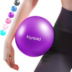 kisnbld Small Exercise Ball, 9 Inch Mini Pilates Ball, Anti Burst and Slip Resistant Mini Yoga Ball for Stability, Fitness, Physical Therapy, Stretching & Core Strength Workout at Home Gym & Office
