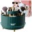 fanado 360 Rotate Makeup Brush Holder Organizer, Makeup Organizers Countertop, Makeup organization and Skincare Storage for Vanity, Desktop, Bathroom (Green)
