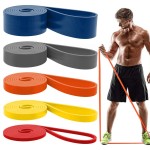 Resistance Bands, Pull Up Assist Bands - Workout Bands, Eexercise Bands for Working Out, Fitness, Training, Physical Therapy for Men Women - Red