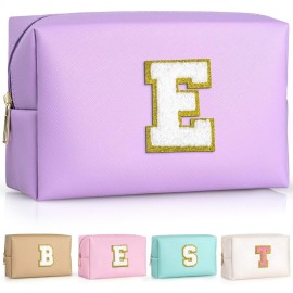 TOPEAST Gifts for Mom - Personalized Makeup Bag, Purple, Cosmetic Case