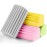 Jeymei 4-Pack Damp Clean Duster Sponge,Reusable Magic Dusting Sponge Brush for Cleaning Blinds, Glass, Baseboards,Vents,Railings,Mirrors,Window Track Grooves and Faucets (Grey,Yellow,Pink,Green)