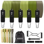 VEICK Resistance Bands, Exercise Bands, Workout Bands, Resistance Bands for Working Out with Handles for Men and Women, Exercising Bands for Fitness Weights Work Out at Home