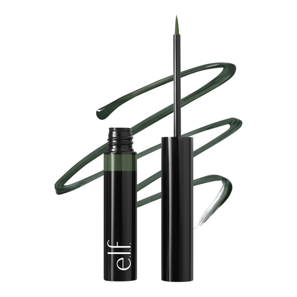 e.l.f. H2O Proof Inkwell Eyeliner Pen, High-pigment, Waterproof Liquid Eyeliner, Delivers A Matte Finish, Vegan & Cruelty-free, Dark Envy