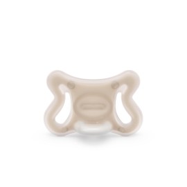 Suavinex Zero Zero Silicone Baby Pacifier w/SX Pro Physiological Pacifier Nipple (0-6M), 2Pk, Light