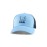 HUK Mens Trucker Hat, Anti-Glare Snapback Fishing Hat for Men, Filled Barb U - Marolina Blue, One Size