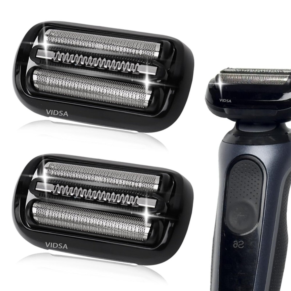 Series 5 Series 6 53B Shaver Replacement Head for New Gens S5 S6 Razors, Compatible with 6072cc, 6090cc, 6020s, 6040cs, 6075cc, 5018s, 5049cs, 5035s(2 Count)