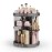 Rosoenvi Rotating Makeup Organizer, 360 Spinning Skincare Organizers, Adjustable Layer Cosmetic Storage Lazy Susan Makeup Organizers for Dresser Bathroom, Medium, Gray